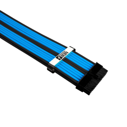 1stPlayer комплект удължителни кабели Custom Modding Cable Kit Black/Blue - ATX24P, EPS, PCI-e - BBL-001                          