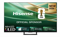 Телевизор Hisense 55" E8S, 4K Ultra HD 3840x2160, ULED, Quantum Dot,144 Hz,HDR 10+, HLG, Dolby Vision, DTS Virtual X, Smart TV, WiFi, Light Sensor, BT, Anyview Cast, 4xHDMI, 2xUSB, LAN, CI+, DVB-T2/C/S2, Singale Stand, Black                          