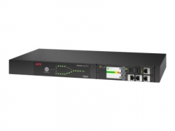 APC Rack Automatic Transfer Switch, 230V, 16A, C20 in, (8) C13 (1) C19 out