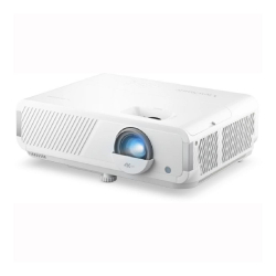 Проектор ViewSonic LX750-4K, Smart Laser Home projector, 4K HDR 3840x2160, 4000AL, 3M:1, Google TV, Throw ratio: 1.127-1.47, Optical zoom: 1.3X, Throw distance: 1.49 - 9.72m, 2x HDMI, RS232, Audio out, Speaker, WiFi, BT, Keystone, White