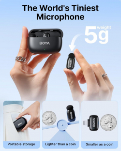 Безжична микрофонна система BOYA Mini 2-03 с Lightning