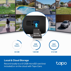 Комплект за охранителна камера със слънчева енергия TP-Link Tapo C401 KIT