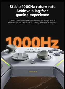 Ajazz геймпад Gamepad Set GP100 - Wireless, Bluetooth, 1000Hz - White