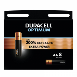 Алкална батерия DURACELL OPTIMUM LR6 /8 бр. в блистер/ 1.5V