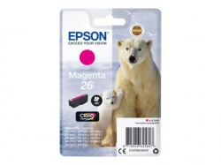 EPSON 1LB 26 ink cartridge magenta standard capacity 4.5ml 300 pages 1-pack RF-AM blister w/s