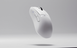 Pulsar професионална геймърска мишка Wireless Gaming Mouse Xlite v4 Size3 White - 1K (8K compatible)