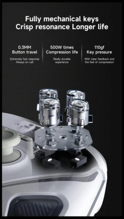 Ajazz геймпад Gamepad Set GP100 - Wireless, Bluetooth, 1000Hz - Black
