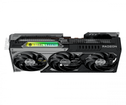 ASROCK Video Card AMD Radeon RX 9070 XT Steel Legend Dark 16GB GDDR6 256-bit HDMI 3x DP