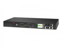 APC Rack Automatic Transfer Switch, 230V, 16A, C20 in, (8) C13 (1) C19 out