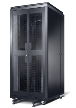 Formrack 19" Server rack 42U 800/1000mm, perforated front and back door, openable locking sides, height: 2098 mm, loading capacity: 1000kg (does not include castor/feet group)