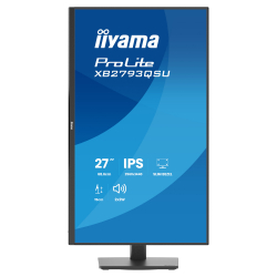 Монитор IIYAMA XB2793QSU-B1, 27 inch, IPS panel, AG, QHD 2560x1440, 350cd/m2, 1000:1, 75Hz, 1ms, Adaptive Sync, Flicker free, i-Style colour, HDMI, DP, 2x USB, Audio out, Speakers, HAS, Swivel, Tilt, Pivot, VESA 100, Black