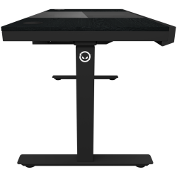 LORGAR Electric Gaming Desk DE90W Dual Motor PC Case Black