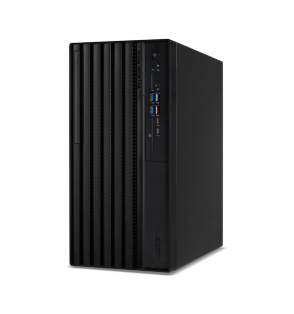 Настолен компютър, Acer Veriton VM6725GT, Intel Core i7-14700 (up to 5.40GHz, 33MB), 32GB (2x16GB) DDR5, 2TB SSD NVMe, RTX 5070 12GB GDDR7, Gigabit LAN & TPM 2.0 module & WLAN ax & BT, 750W 80PLUS Gold, Keyboard & Mouse USB, No OS, 3Y