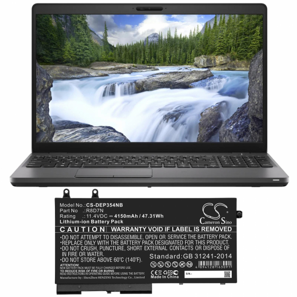 Батерия за лаптоп DELL Inspiron 7506, LATITUDE 5400, Precision M3540 49HG8 LiIon 11,4V 4100mAh CAMERON SINO Батерия за лаптоп DELL Inspiron 7506, LATITUDE 5400, Precision M3540 49HG8 LiIon 11,4V 4100mAh CAMERON SINO