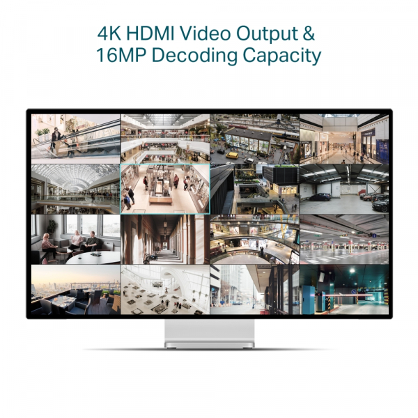 16-канален NVR TP-Link VIGI NVR2016H-16MP 16-канален NVR TP-Link VIGI NVR2016H-16MP