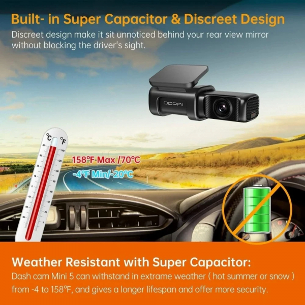 DDPAI Видеорегистратор Dash Cam MINI5 64GB DDPAI Видеорегистратор Dash Cam MINI5 64GB