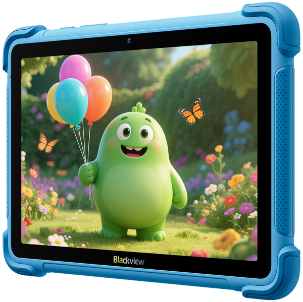 Blackview LINK 1 Kids WiFi 4/64GB 8.68-inch HD IPS 1340x800 60Hz 360nits RK3562 Quad-core 2.0GHz 5+8MP Cam 5000mAh WiFi 6 BT 5.0 Dual Speakers with Smart-K Support Tempered Film Stylus Pen Android 16 Ocean Blue