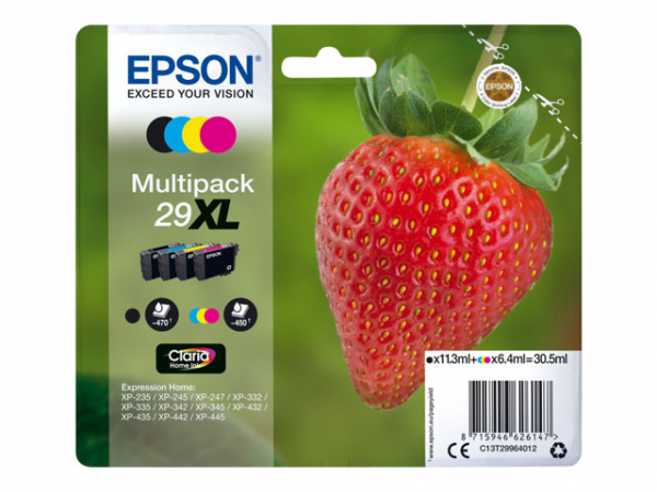 EPSON 1LB 29XL Multipack Black Cyan Magenta Yellow Claria Home EPSON 1LB 29XL Multipack Black Cyan Magenta Yellow Claria Home