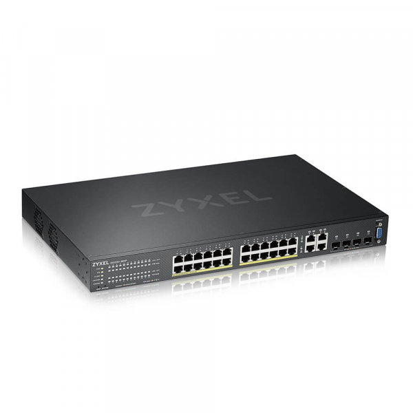 ZyXEL GS2220-28HP, EU region, 24-port GbE L2 PoE Switch with GbE Uplink (1 year NCC Pro pack license bundled) ZyXEL GS2220-28HP, EU region, 24-port GbE L2 PoE Switch with GbE Uplink (1 year NCC Pro pack license bundled)