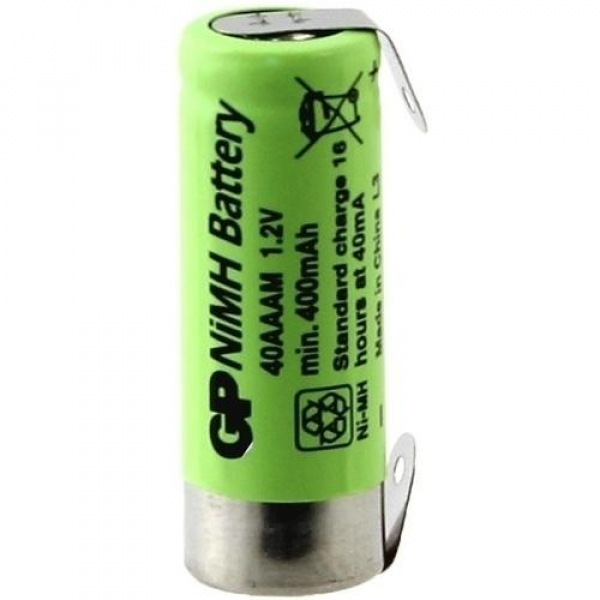 Акумулаторна батерия NiMH 40AAAM/ST 2/3AAA 1.2V 400mAh 1бр. GP BATTERIES Акумулаторна батерия NiMH 40AAAM/ST 2/3AAA 1.2V 400mAh 1бр. GP BATTERIES