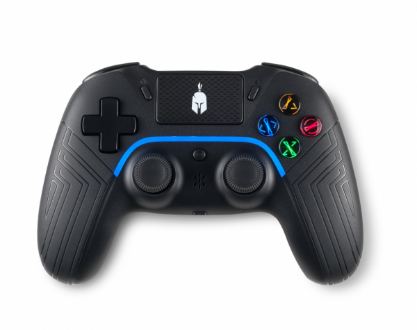 Безжичен геймпад Spartan Gear Aspis 4, за PC и PS4, Черен Безжичен геймпад Spartan Gear Aspis 4, за PC и PS4, Черен