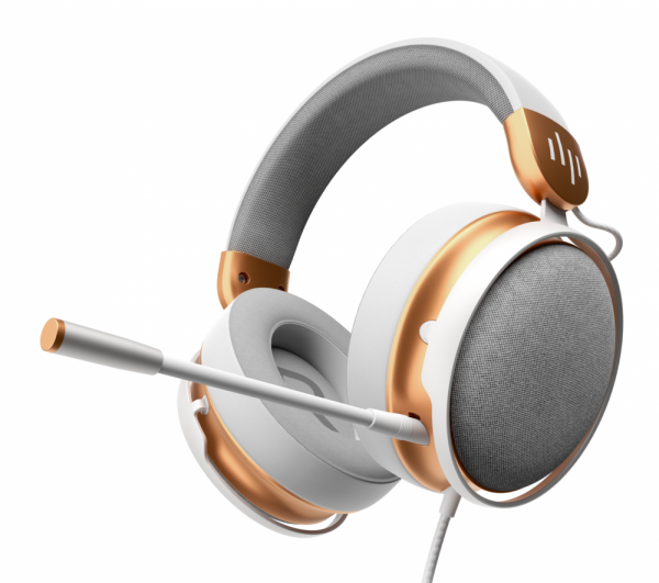 Геймърски слушалки Dark Project Sono Wired - White/Gold Геймърски слушалки Dark Project Sono Wired - White/Gold