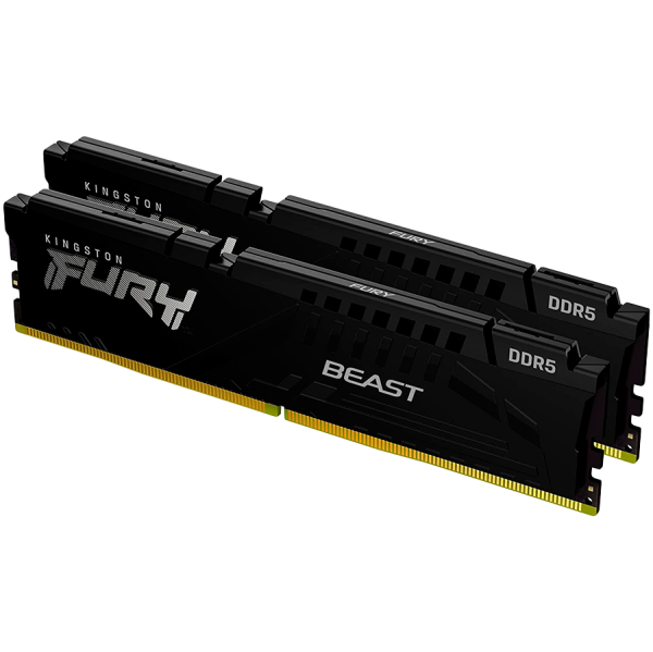 KINGSTON 16GB 5200MHz DDR5 CL40 DIMM Kit of 2 FURY Beast Black KINGSTON 16GB 5200MHz DDR5 CL40 DIMM Kit of 2 FURY Beast Black