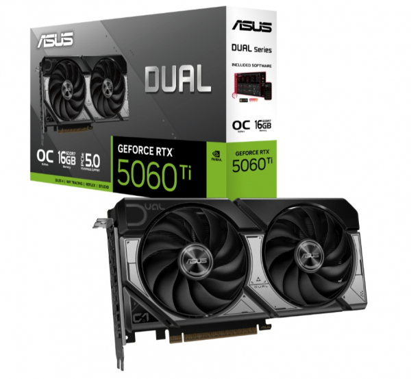 Asus Dual GeForce RTX 5060 Ti 16GB GDDR7 OC